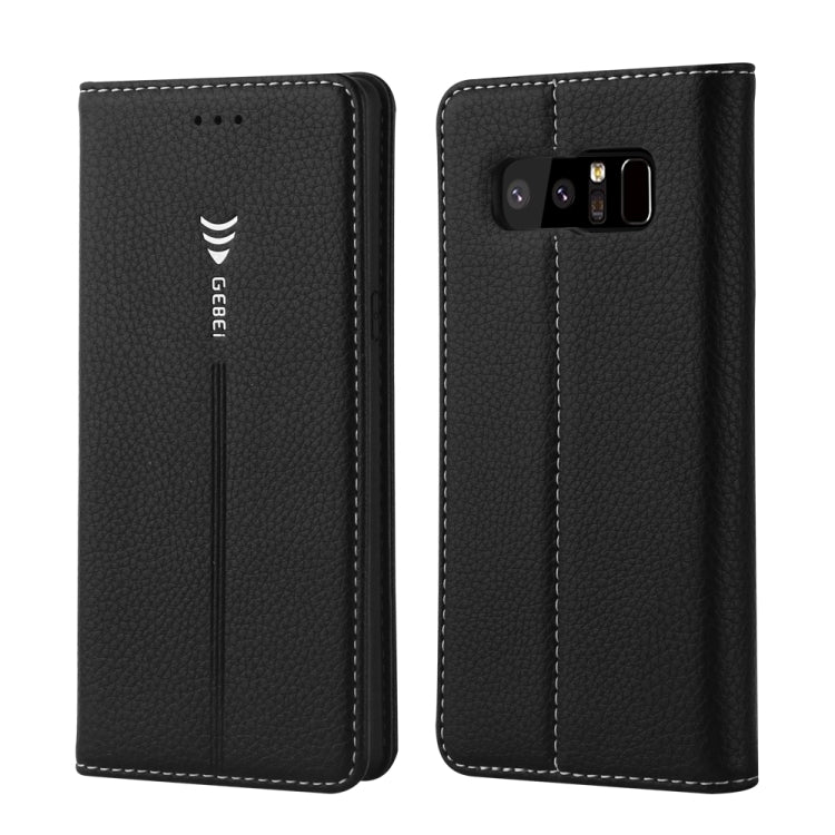For Galaxy Note 8 GEBEI PU+TPU Horizontal Flip Protective Case with Holder & Card Slots
