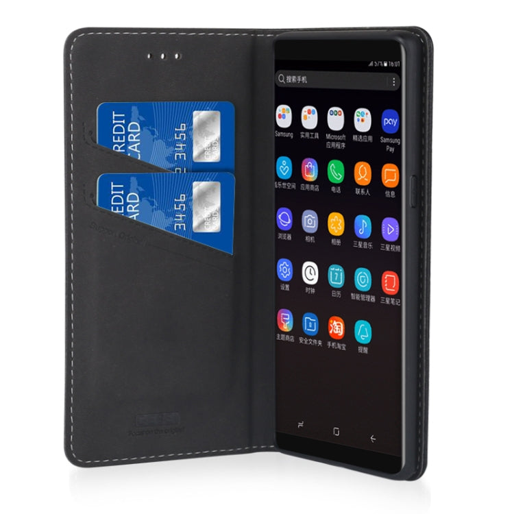 For Galaxy Note 8 GEBEI PU+TPU Horizontal Flip Protective Case with Holder & Card Slots