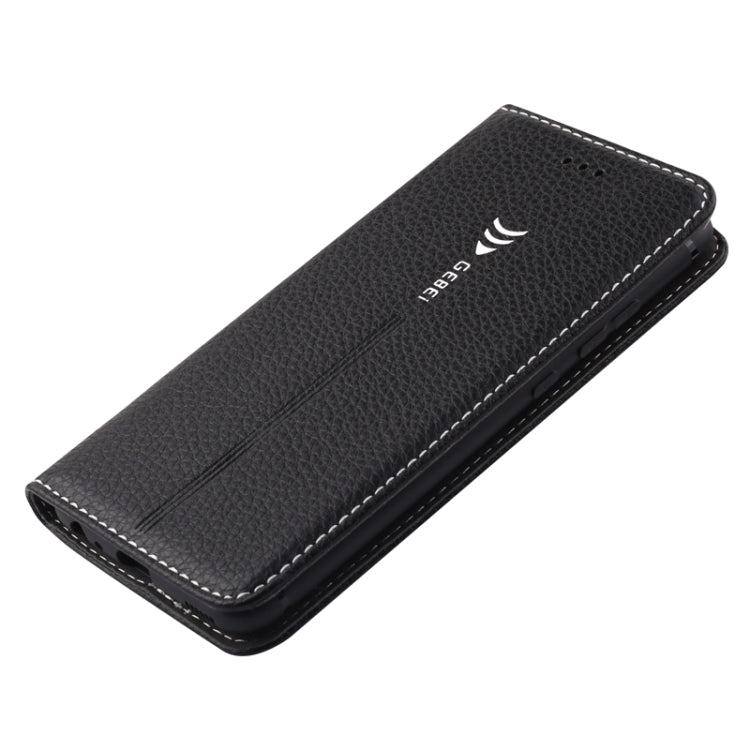 For Huawei P10 GEBEI PU+TPU Horizontal Flip Protective Case with Holder & Card Slots