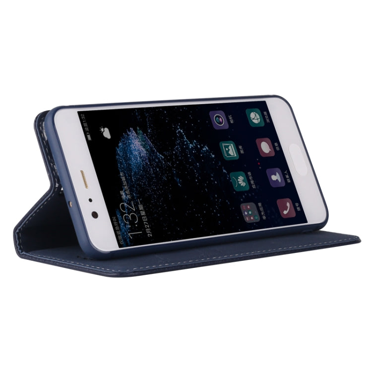 For Huawei P10 GEBEI PU+TPU Horizontal Flip Protective Case with Holder & Card Slots