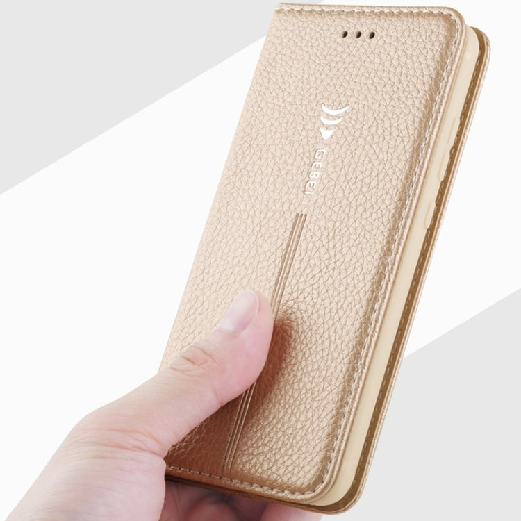 For Huawei P10 GEBEI PU+TPU Horizontal Flip Protective Case with Holder & Card Slots