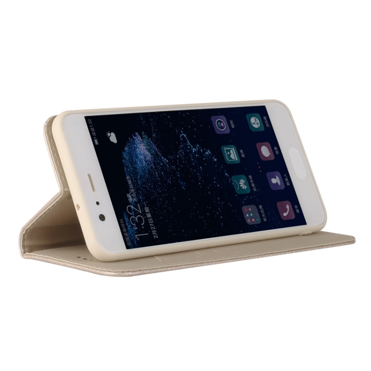 For Huawei P10 GEBEI PU+TPU Horizontal Flip Protective Case with Holder & Card Slots