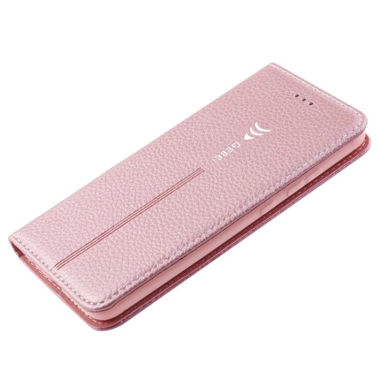 For Huawei P10 GEBEI PU+TPU Horizontal Flip Protective Case with Holder & Card Slots