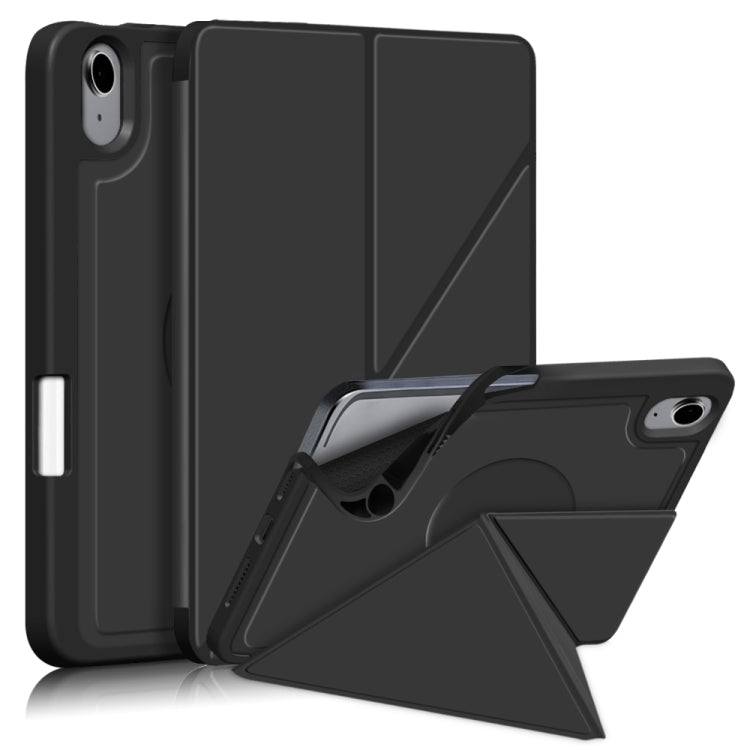 For iPad mini 6 Multi-folding Horizontal Flip PU Leather Shockproof Tablet Case with Holder & Sleep / Wake-up Function & Pen Slot