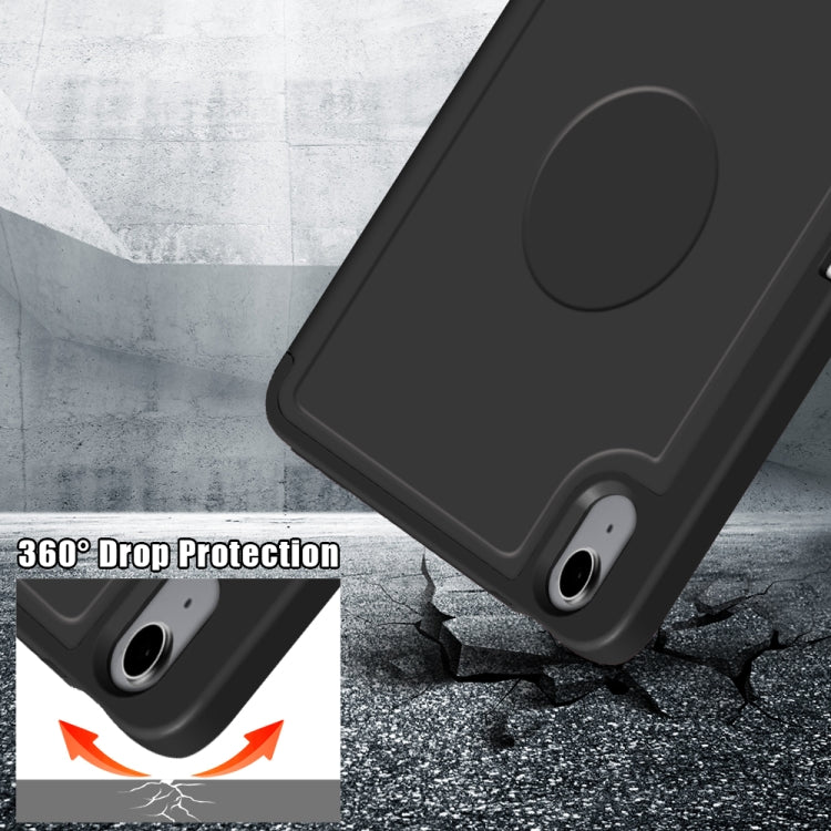 For iPad mini 6 Multi-folding Horizontal Flip PU Leather Shockproof Tablet Case with Holder & Sleep / Wake-up Function & Pen Slot