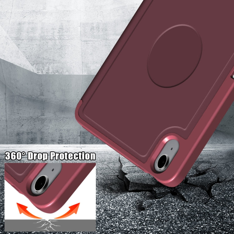 For iPad mini 6 Multi-folding Horizontal Flip PU Leather Shockproof Tablet Case with Holder & Sleep / Wake-up Function & Pen Slot