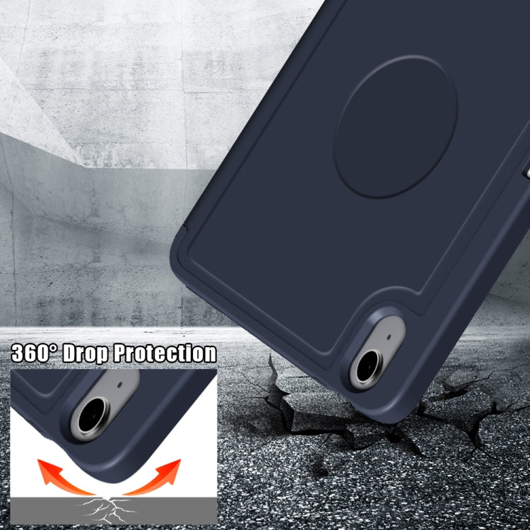 For iPad mini 6 Multi-folding Horizontal Flip PU Leather Shockproof Tablet Case with Holder & Sleep / Wake-up Function & Pen Slot