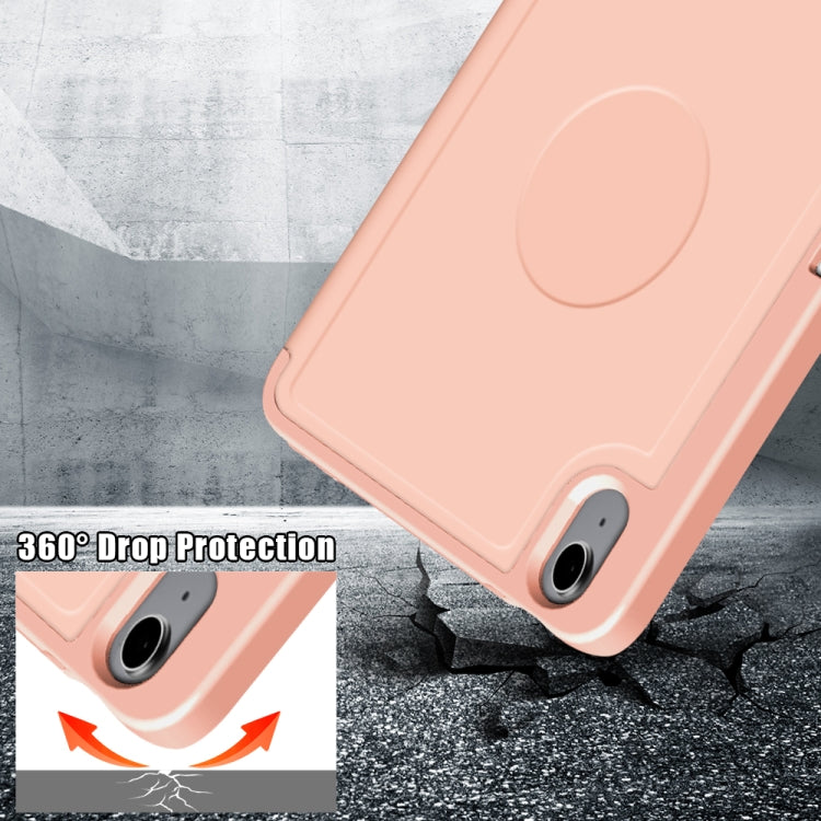 For iPad mini 6 Multi-folding Horizontal Flip PU Leather Shockproof Tablet Case with Holder & Sleep / Wake-up Function & Pen Slot