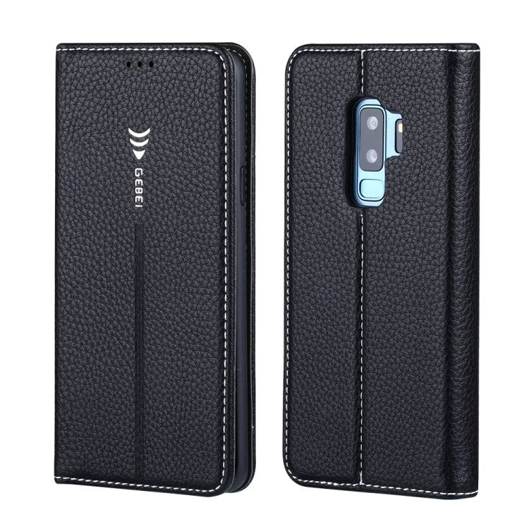 For Galaxy S9 GEBEI PU+TPU Horizontal Flip Protective Case with Holder & Card Slots