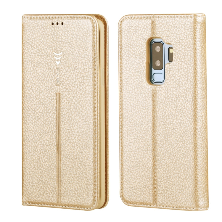 For Galaxy S9 GEBEI PU+TPU Horizontal Flip Protective Case with Holder & Card Slots