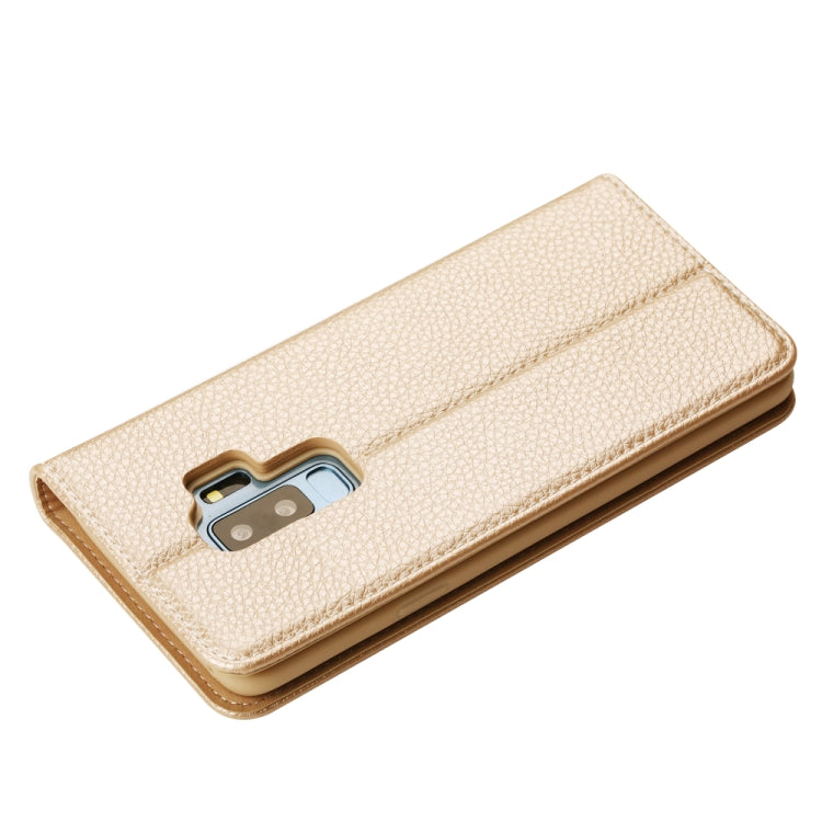 For Galaxy S9 GEBEI PU+TPU Horizontal Flip Protective Case with Holder & Card Slots