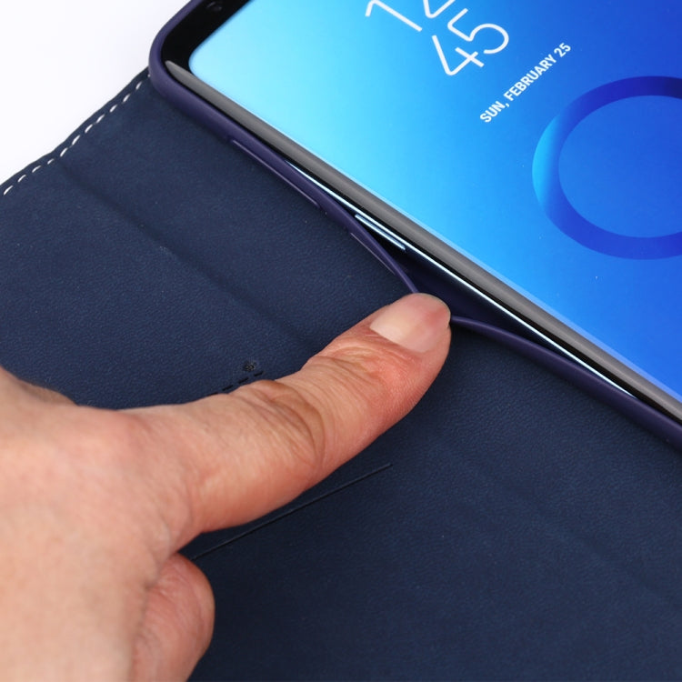 For Galaxy S9 GEBEI PU+TPU Horizontal Flip Protective Case with Holder & Card Slots