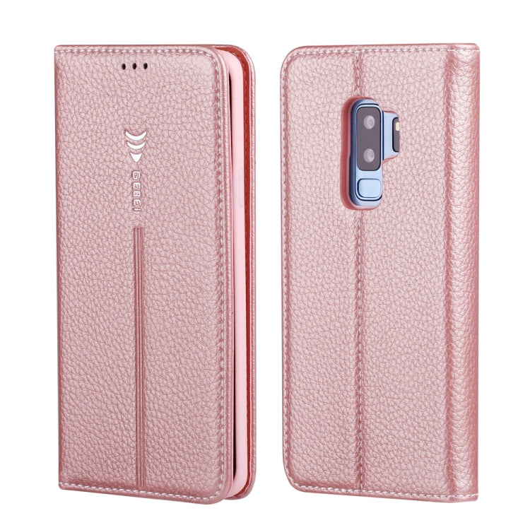 For Galaxy S9 GEBEI PU+TPU Horizontal Flip Protective Case with Holder & Card Slots