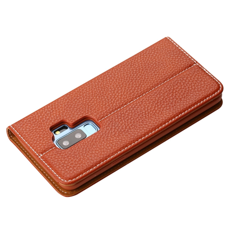 For Galaxy S9 GEBEI PU+TPU Horizontal Flip Protective Case with Holder & Card Slots