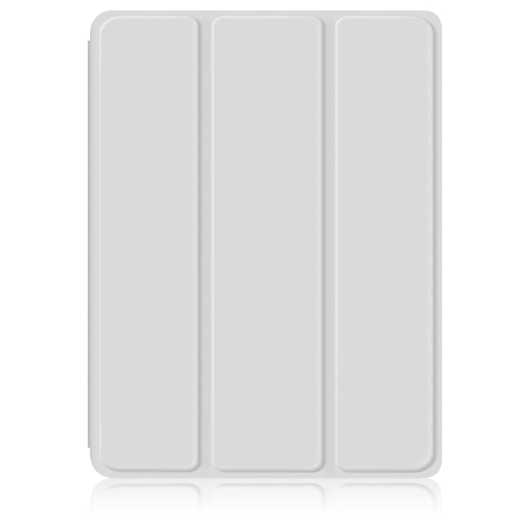 For iPad mini 6 Solid Color TPU + Acrylic Horizontal Flip Leather Tablet Case with Three-folding Holder & Sleep / Wake-up Function & Pen Slot
