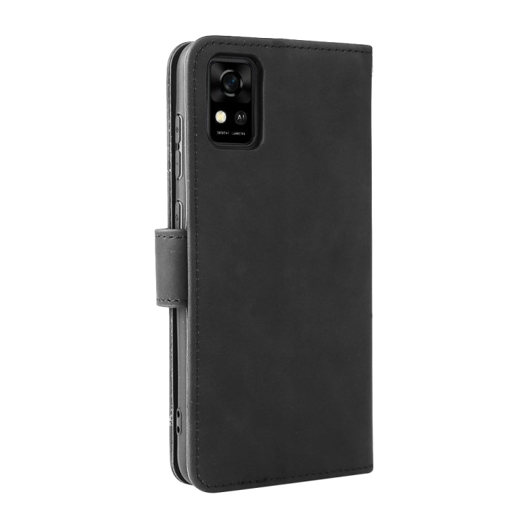 For ZTE Blade A31 Solid Color Skin Feel Magnetic Buckle Horizontal Flip Calf Texture PU Leather Case with Holder & Card Slots & Wallet