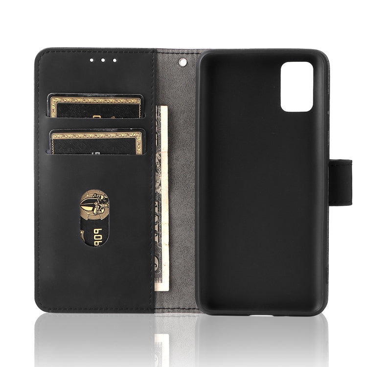 For ZTE Blade A31 Solid Color Skin Feel Magnetic Buckle Horizontal Flip Calf Texture PU Leather Case with Holder & Card Slots & Wallet