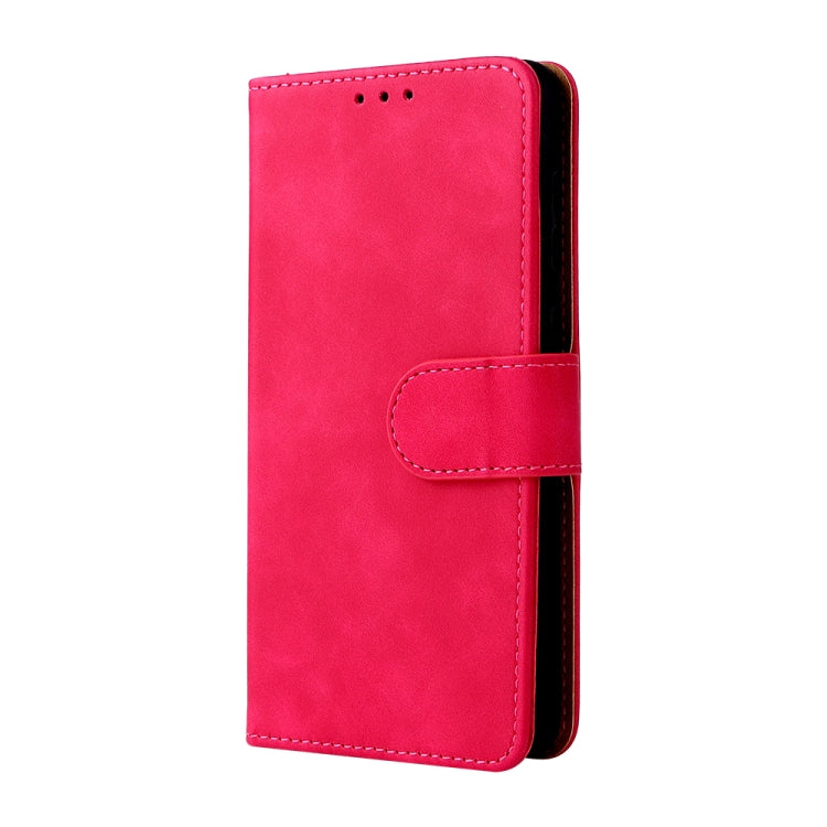 For ZTE Blade A31 Solid Color Skin Feel Magnetic Buckle Horizontal Flip Calf Texture PU Leather Case with Holder & Card Slots & Wallet