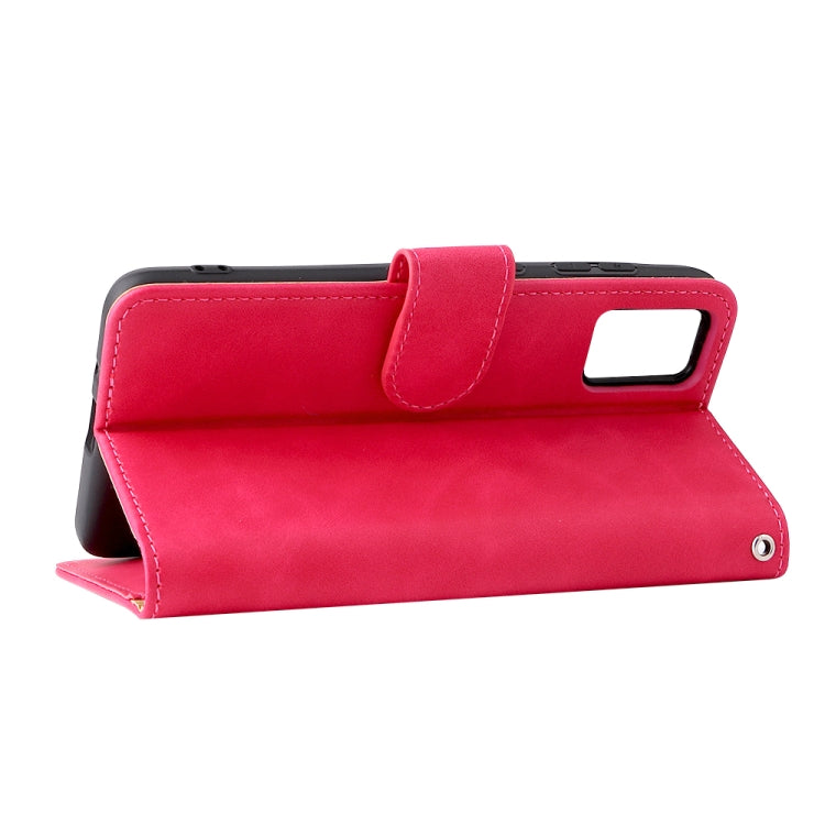 For ZTE Blade A31 Solid Color Skin Feel Magnetic Buckle Horizontal Flip Calf Texture PU Leather Case with Holder & Card Slots & Wallet