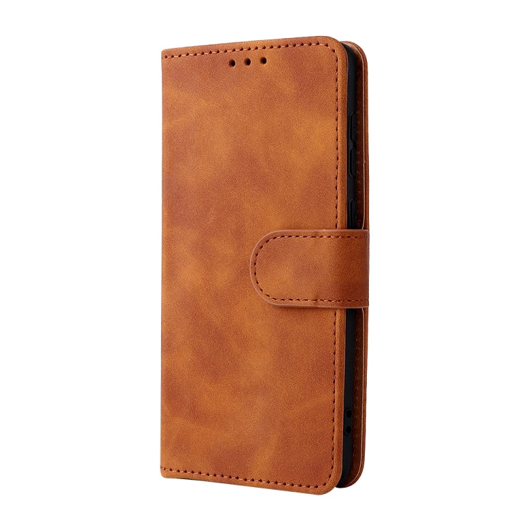 For ZTE Blade A31 Solid Color Skin Feel Magnetic Buckle Horizontal Flip Calf Texture PU Leather Case with Holder & Card Slots & Wallet