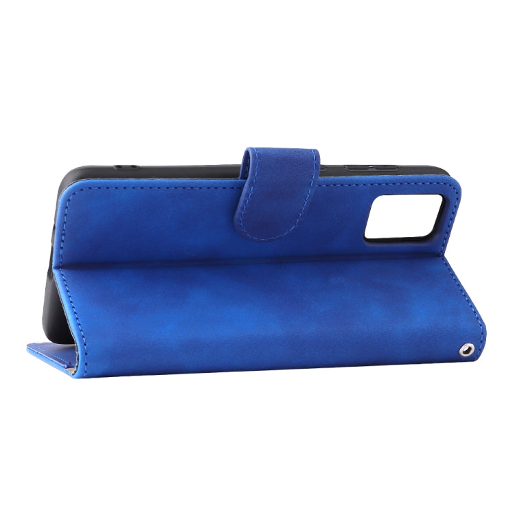 For ZTE Blade A31 Solid Color Skin Feel Magnetic Buckle Horizontal Flip Calf Texture PU Leather Case with Holder & Card Slots & Wallet