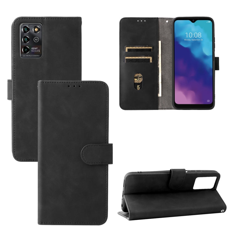 For ZTE Blade V30 Vita Solid Color Skin Feel Magnetic Buckle Horizontal Flip Calf Texture PU Leather Case with Holder & Card Slots & Wallet