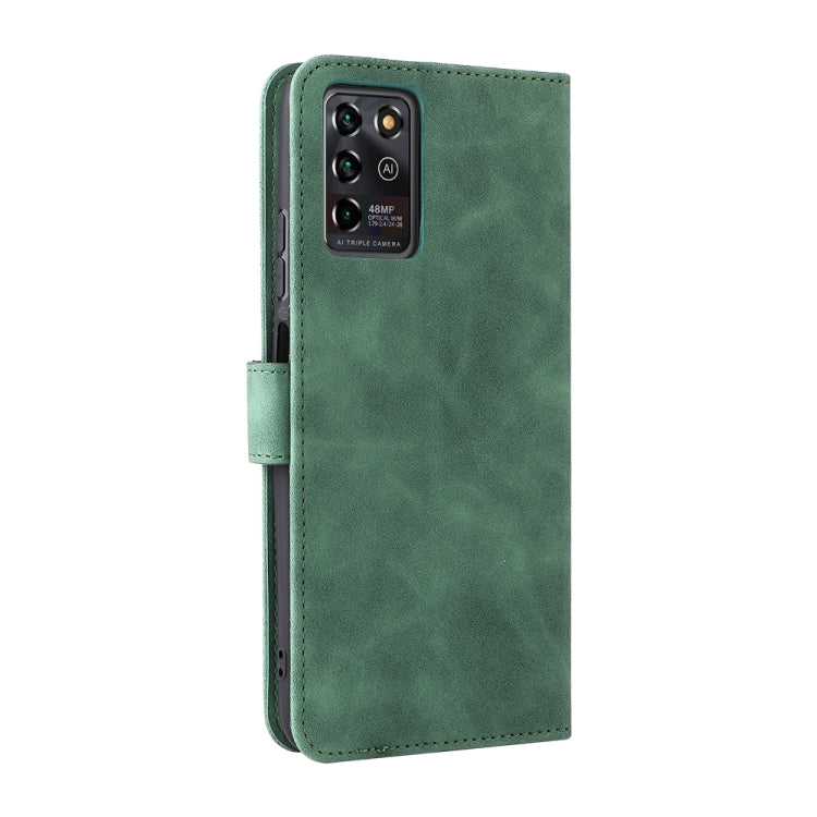 For ZTE Blade V30 Vita Solid Color Skin Feel Magnetic Buckle Horizontal Flip Calf Texture PU Leather Case with Holder & Card Slots & Wallet