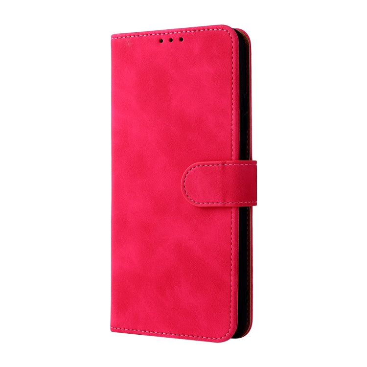 For ZTE Blade V30 Vita Solid Color Skin Feel Magnetic Buckle Horizontal Flip Calf Texture PU Leather Case with Holder & Card Slots & Wallet