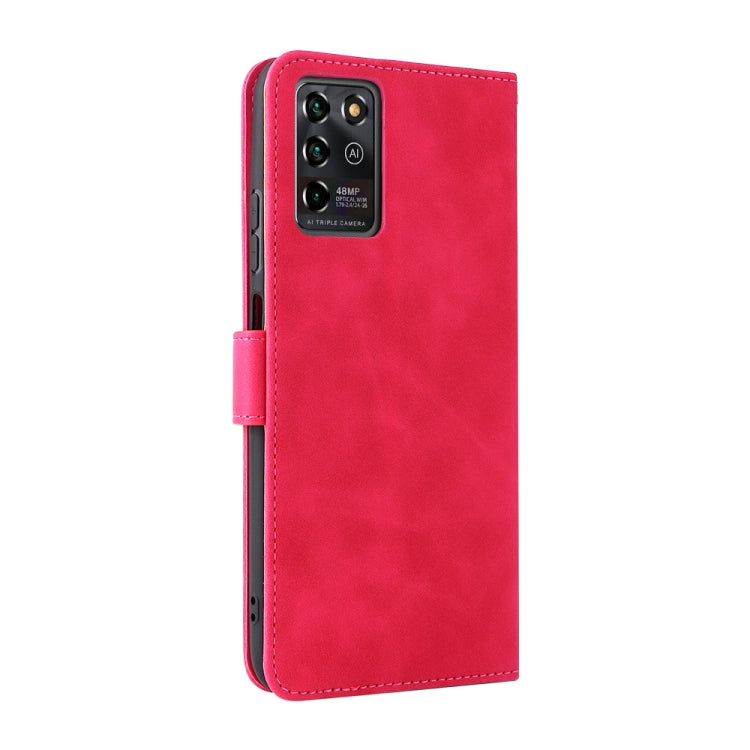 For ZTE Blade V30 Vita Solid Color Skin Feel Magnetic Buckle Horizontal Flip Calf Texture PU Leather Case with Holder & Card Slots & Wallet