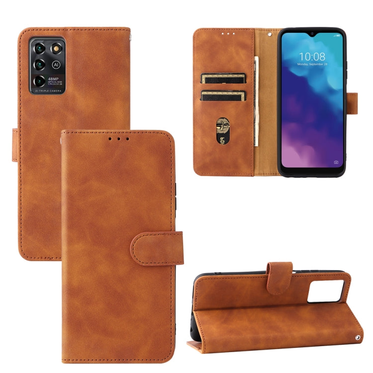 For ZTE Blade V30 Vita Solid Color Skin Feel Magnetic Buckle Horizontal Flip Calf Texture PU Leather Case with Holder & Card Slots & Wallet