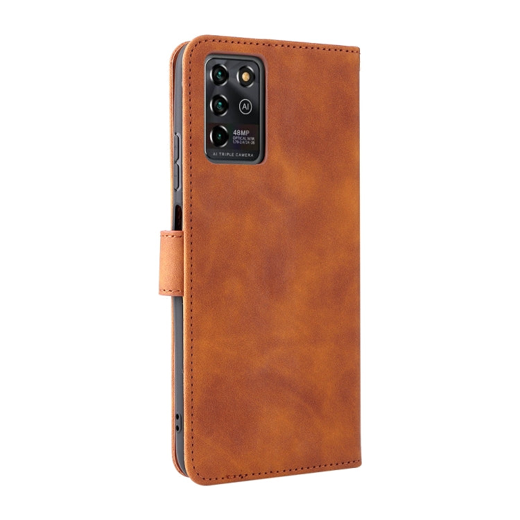 For ZTE Blade V30 Vita Solid Color Skin Feel Magnetic Buckle Horizontal Flip Calf Texture PU Leather Case with Holder & Card Slots & Wallet