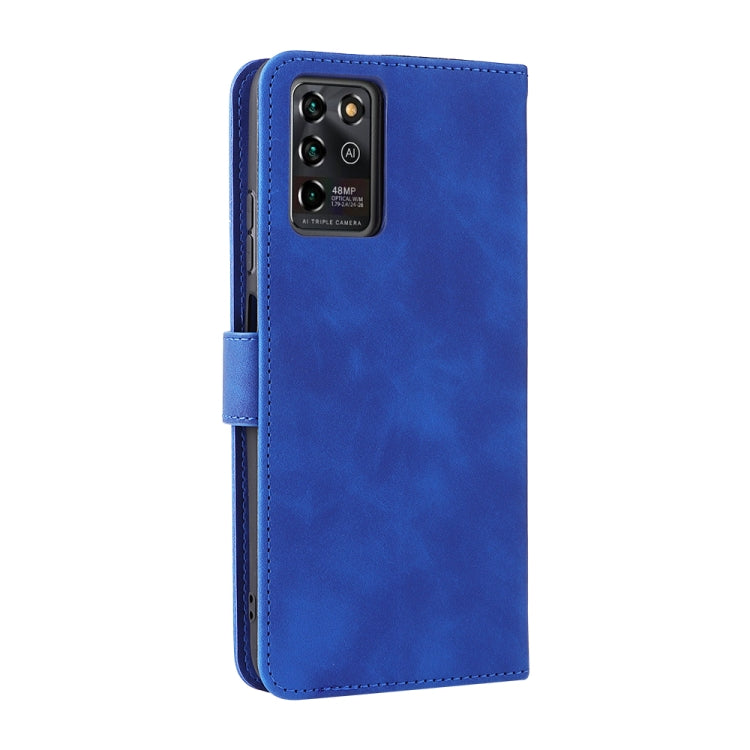 For ZTE Blade V30 Vita Solid Color Skin Feel Magnetic Buckle Horizontal Flip Calf Texture PU Leather Case with Holder & Card Slots & Wallet