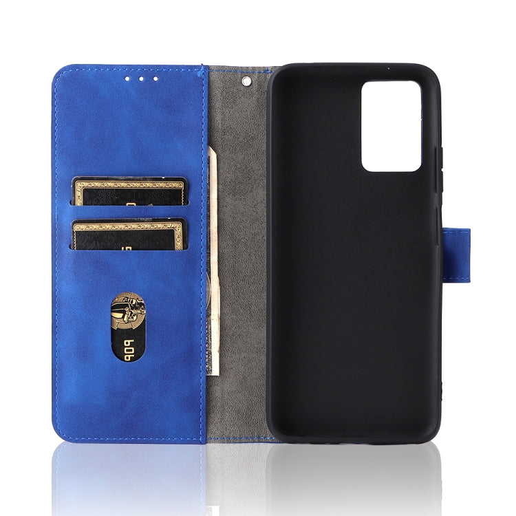 For ZTE Blade V30 Vita Solid Color Skin Feel Magnetic Buckle Horizontal Flip Calf Texture PU Leather Case with Holder & Card Slots & Wallet