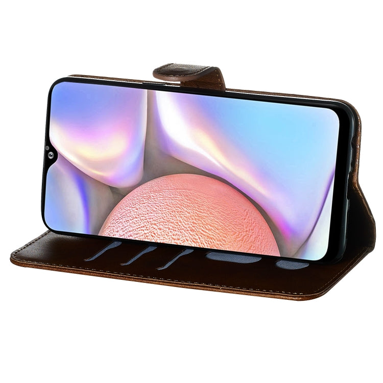 For Galaxy A10s Zipper Horizontal Flip Leather Case with Wallet & Holder & Card Slots