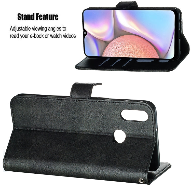 For Galaxy A10s Zipper Horizontal Flip Leather Case with Wallet & Holder & Card Slots