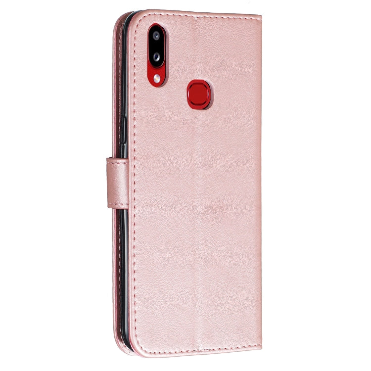 For Galaxy A10s Zipper Horizontal Flip Leather Case with Wallet & Holder & Card Slots