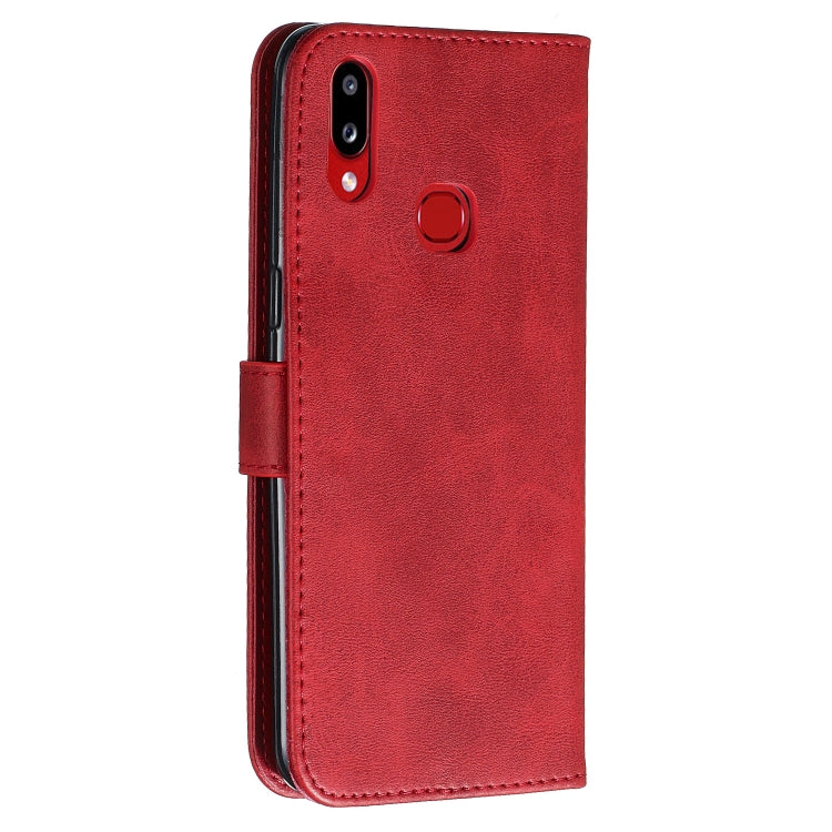 For Galaxy A10s Zipper Horizontal Flip Leather Case with Wallet & Holder & Card Slots