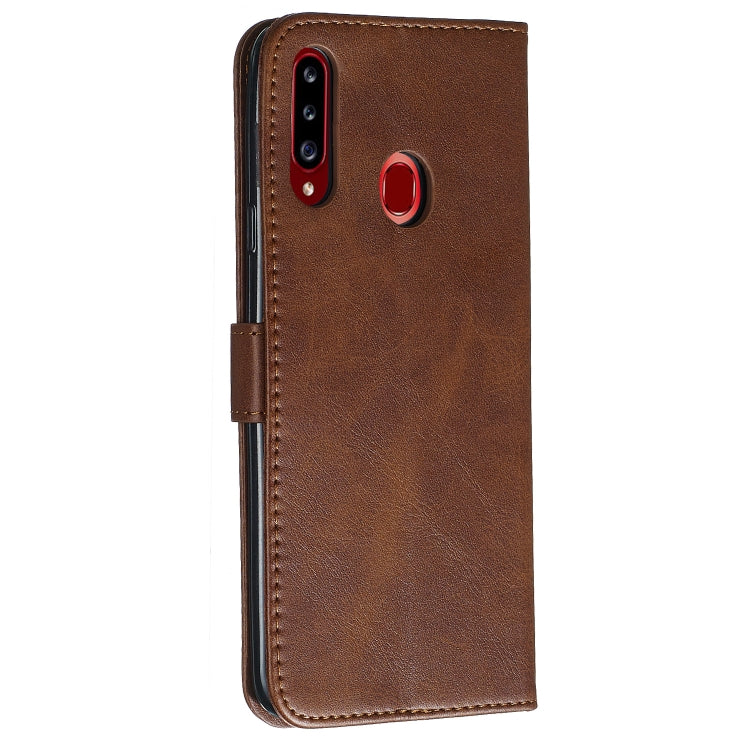 For Galaxy A20s Zipper Horizontal Flip Leather Case with Wallet & Holder & Card Slots