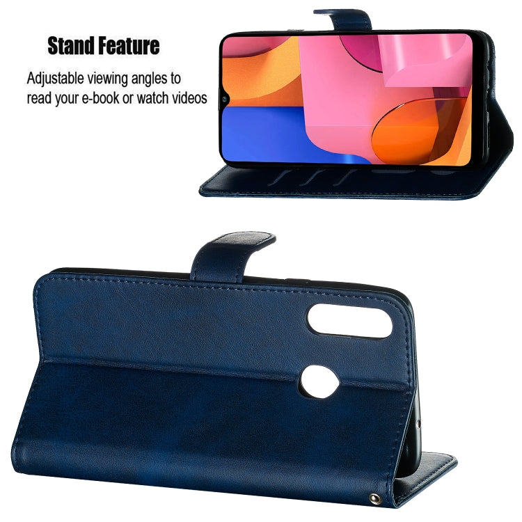 For Galaxy A20s Zipper Horizontal Flip Leather Case with Wallet & Holder & Card Slots
