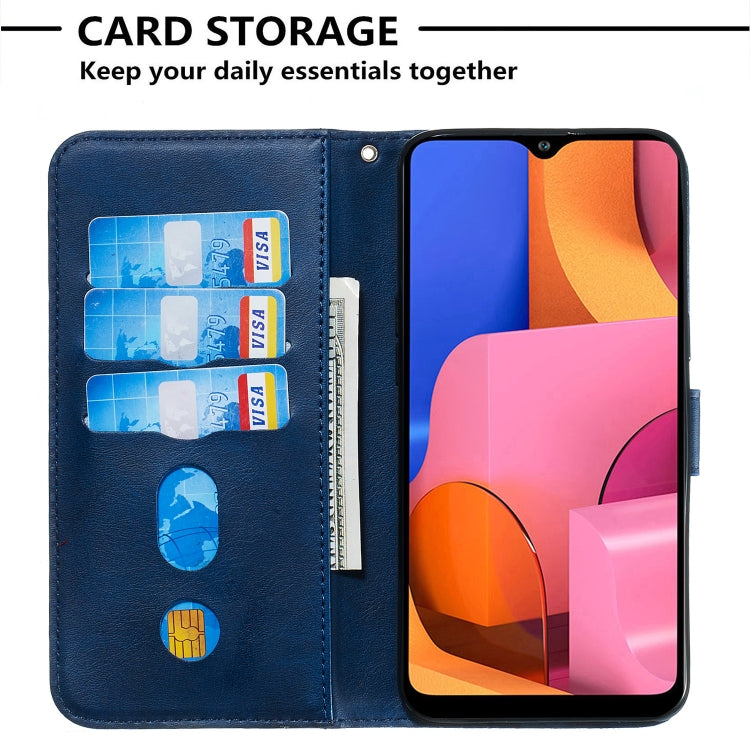 For Galaxy A20s Zipper Horizontal Flip Leather Case with Wallet & Holder & Card Slots