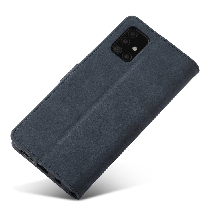 For Samsung Galaxy A12 Frosted Anti-theft Brush Horizontal Flip Leather Case with Holder & Card Slots & Wallet