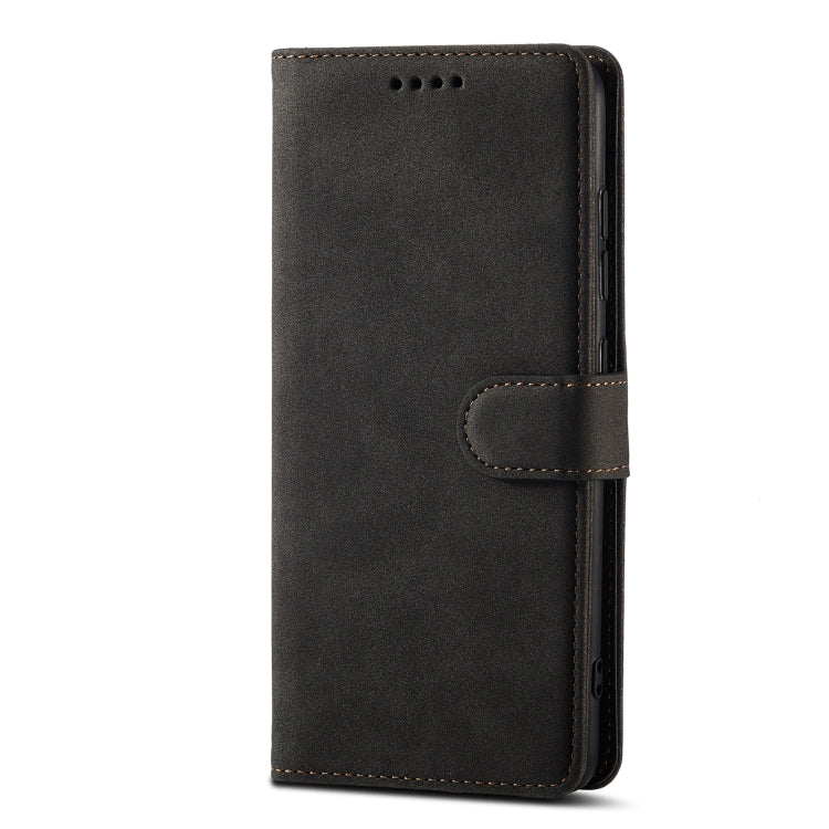 For Samsung Galaxy A31 Frosted Anti-theft Brush Horizontal Flip Leather Case with Holder & Card Slots & Wallet