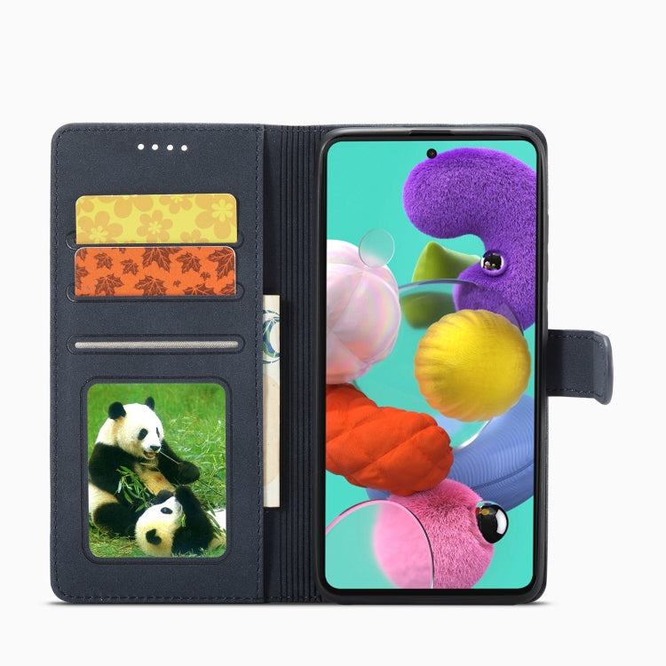 For Samsung Galaxy A41 Frosted Anti-theft Brush Horizontal Flip Leather Case with Holder & Card Slots & Wallet