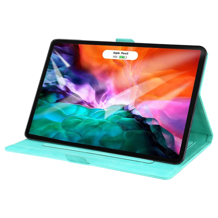 For iPad mini 6 Love Butterfly Pattern Horizontal Flip Leather Tablet Case with Holder