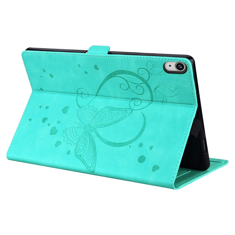 For iPad mini 6 Love Butterfly Pattern Horizontal Flip Leather Tablet Case with Holder