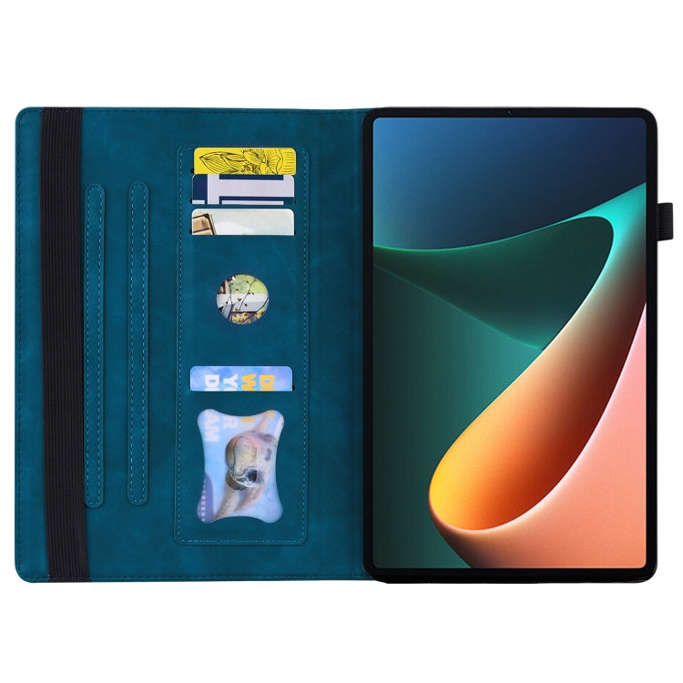 Business Shockproof Horizontal Flip Leather Case with Holder & Card Slots & Photo Frame & Pen Slot For Xiaomi Mi Pad 5 / 5 Pro