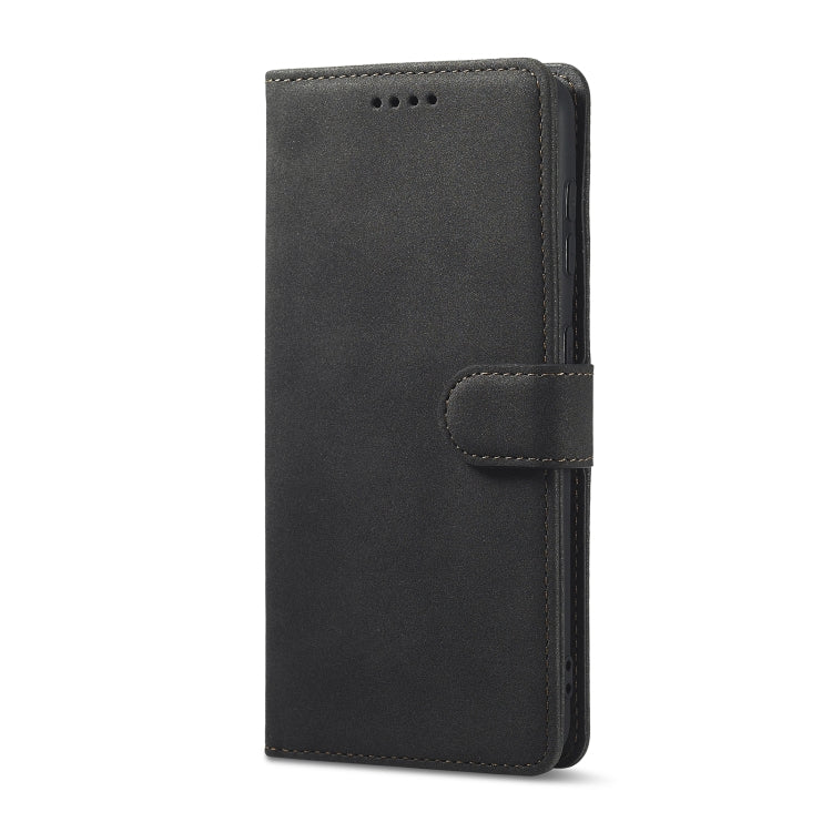 For Samsung Galaxy S21 Ultra 5G Frosted Anti-theft Brush Horizontal Flip Leather Case with Holder & Card Slots & Wallet