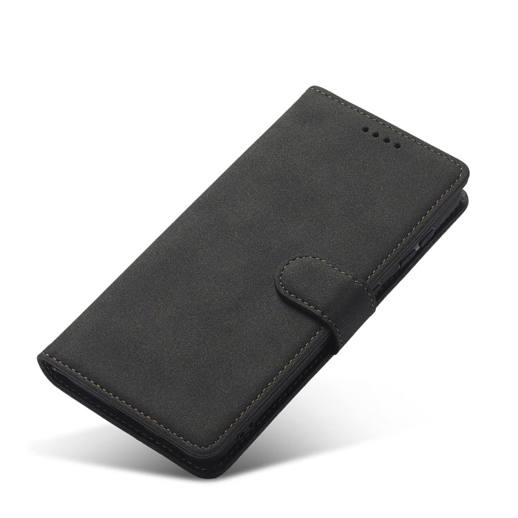 For Samsung Galaxy S21 Ultra 5G Frosted Anti-theft Brush Horizontal Flip Leather Case with Holder & Card Slots & Wallet