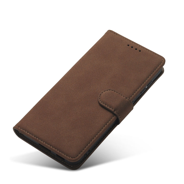 For Samsung Galaxy S21 Ultra 5G Frosted Anti-theft Brush Horizontal Flip Leather Case with Holder & Card Slots & Wallet