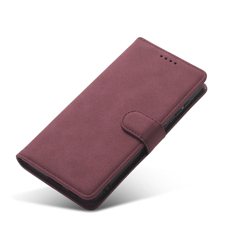 For Samsung Galaxy S21 Ultra 5G Frosted Anti-theft Brush Horizontal Flip Leather Case with Holder & Card Slots & Wallet